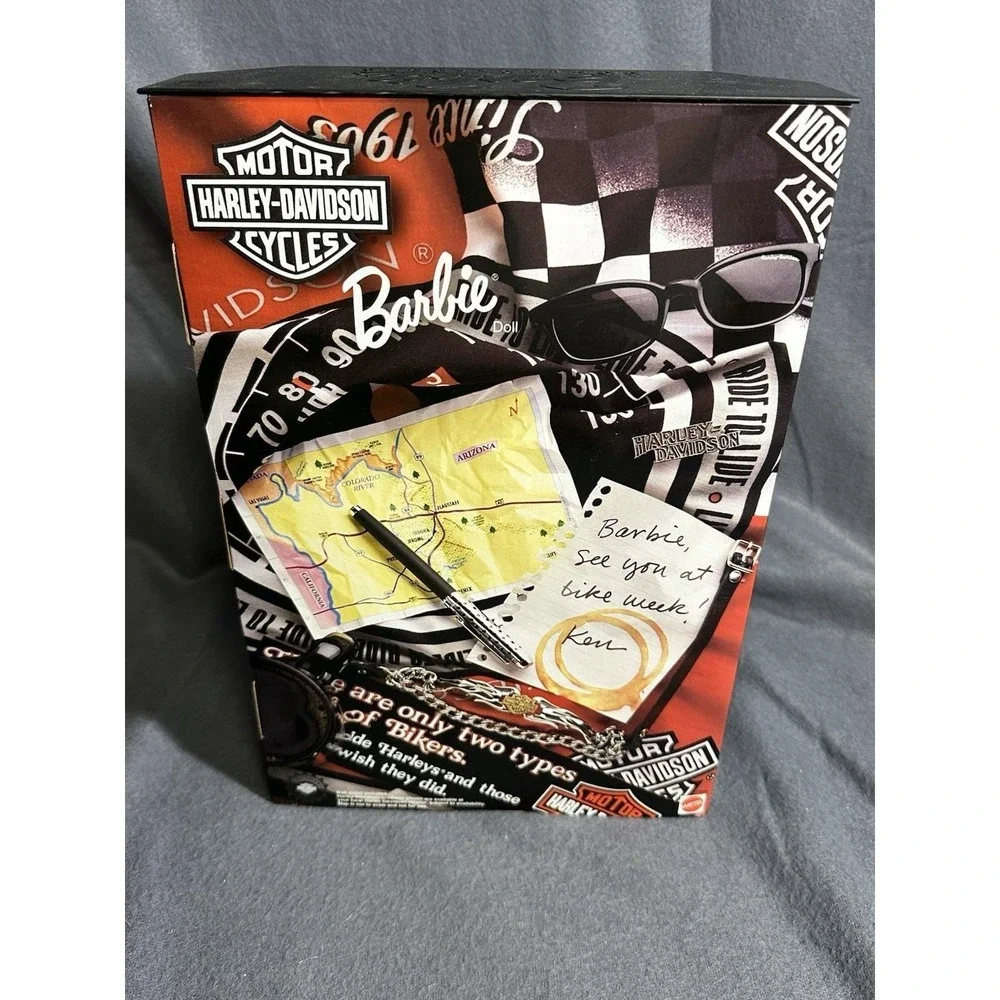 VTG Harley Davidson Motorcycles 1998 Collector Edition‎ Barbie NRFB 22256 Mint